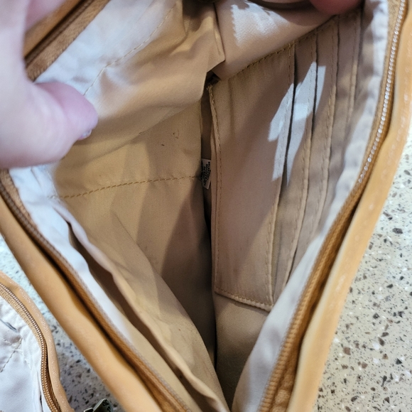 Toffilicious Sash Bag Crossbody NWOT Faux Suede - Picture 4 of 5